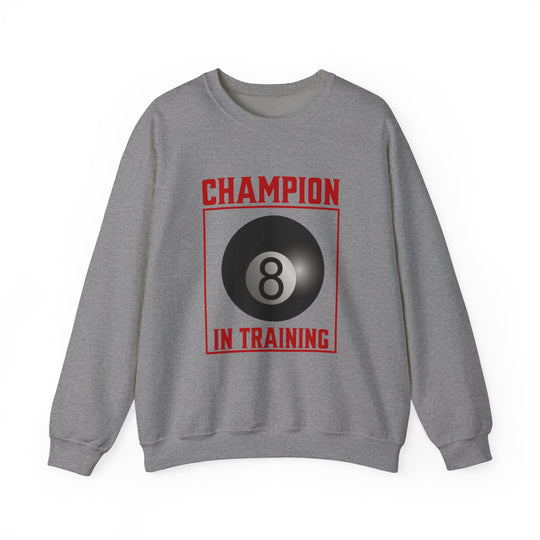 Champion in training - 8 Ball - Unisex Crewneck Sweatshirt - BFLY BILLIARDS