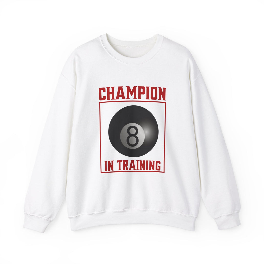 Champion in training - 8 Ball - Unisex Crewneck Sweatshirt - BFLY BILLIARDS