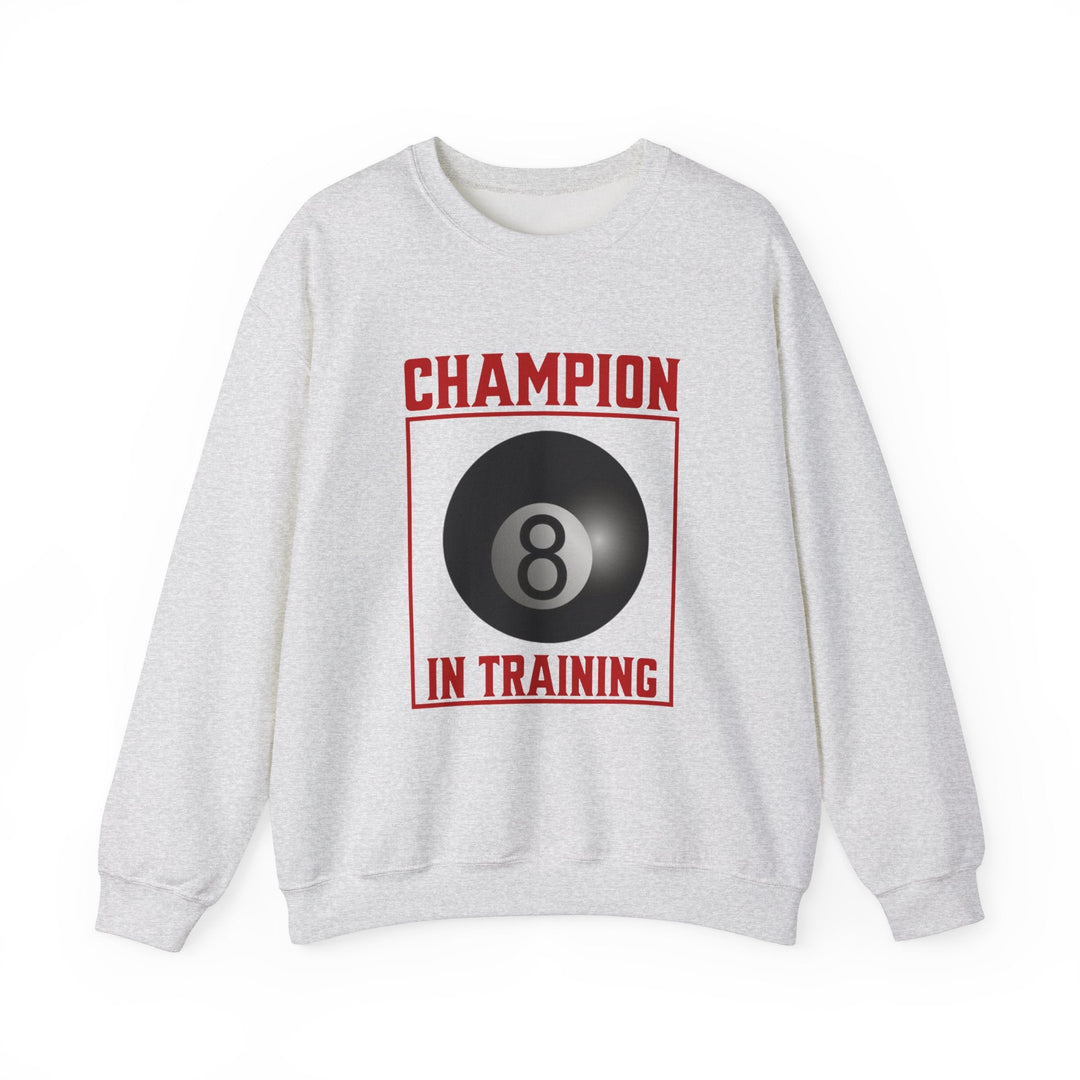 Champion in training - 8 Ball - Unisex Crewneck Sweatshirt - BFLY BILLIARDS