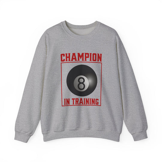 Champion in training - 8 Ball - Unisex Crewneck Sweatshirt - BFLY BILLIARDS
