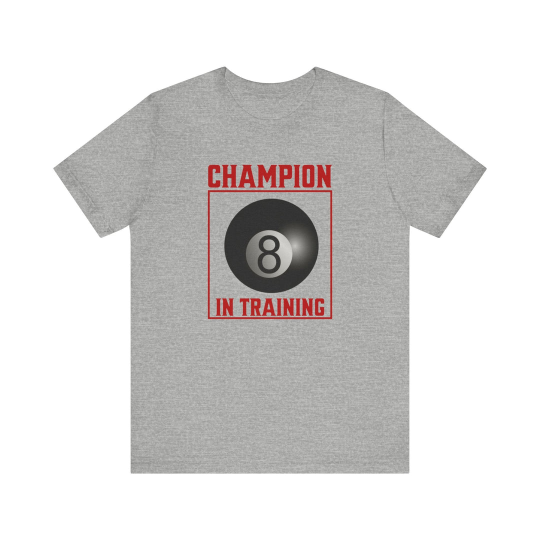 Champion in training - 8 Ball - Unisex Softstyle Tee - BFLY BILLIARDS
