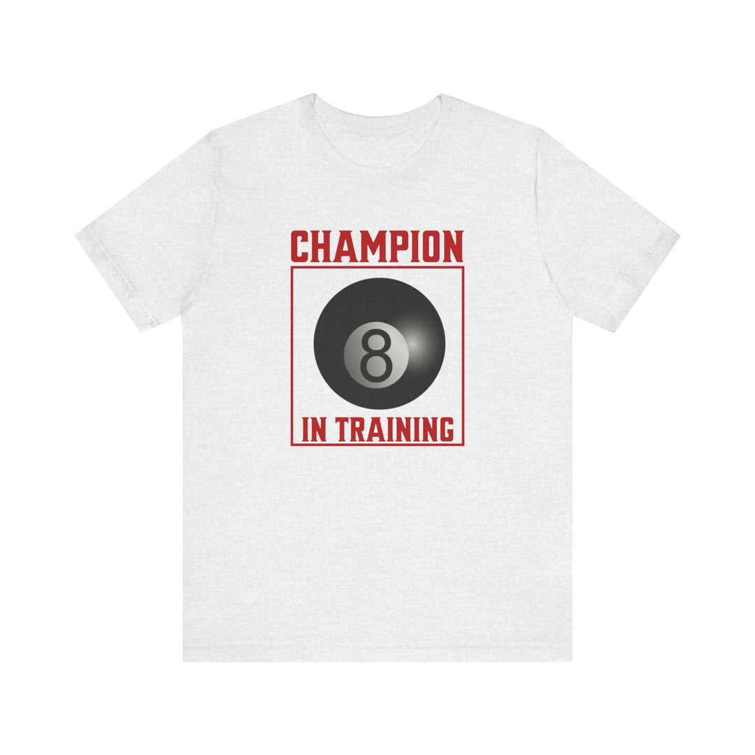 Champion in training - 8 Ball - Unisex Softstyle Tee - BFLY BILLIARDS