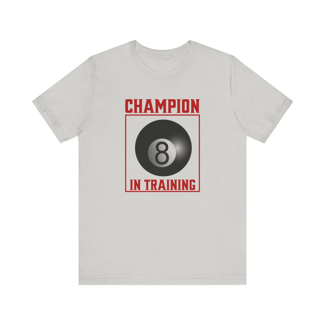 Champion in training - 8 Ball - Unisex Softstyle Tee - BFLY BILLIARDS