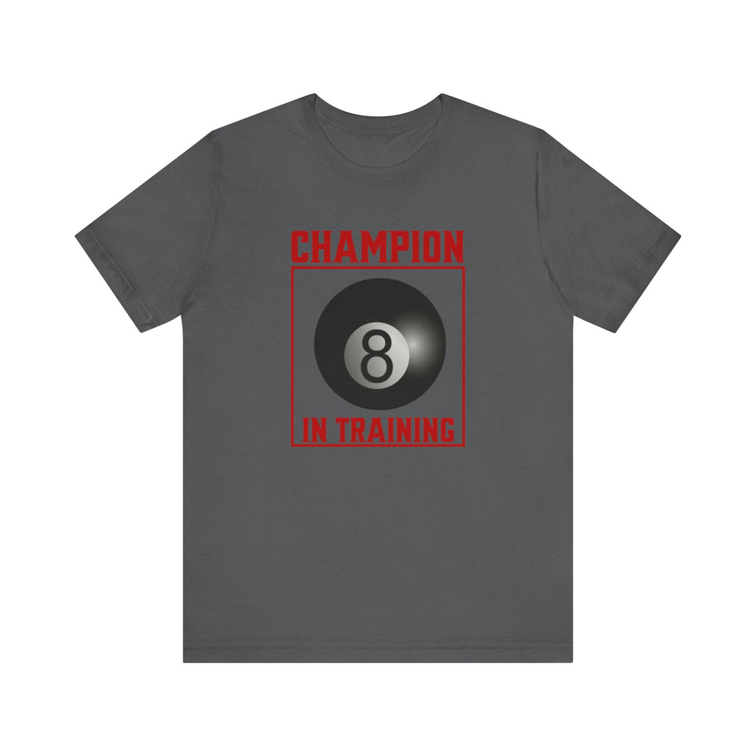 Champion in training - 8 Ball - Unisex Softstyle Tee - BFLY BILLIARDS