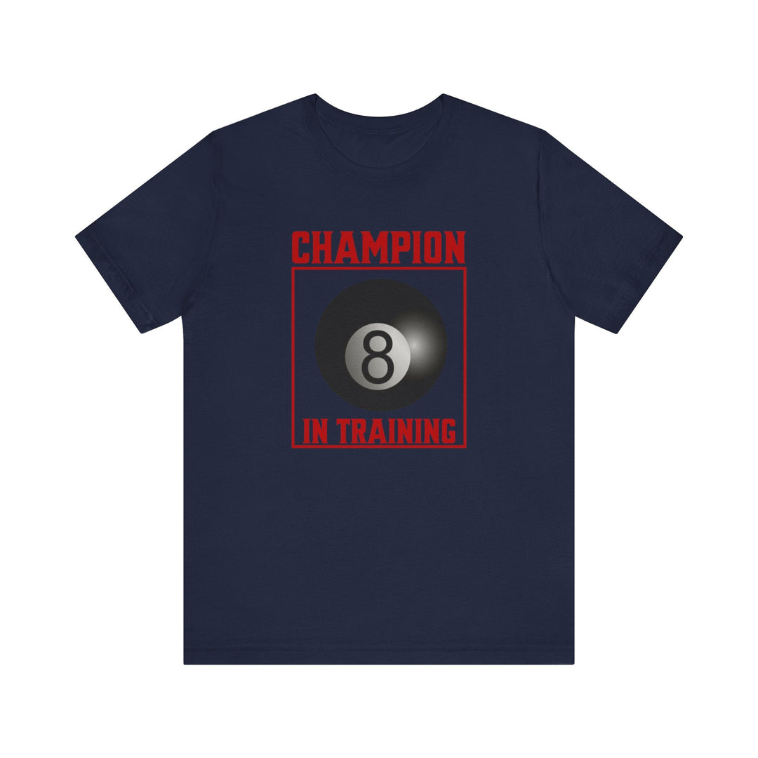 Champion in training - 8 Ball - Unisex Softstyle Tee - BFLY BILLIARDS