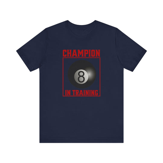 Champion in training - 8 Ball - Unisex Softstyle Tee - BFLY BILLIARDS