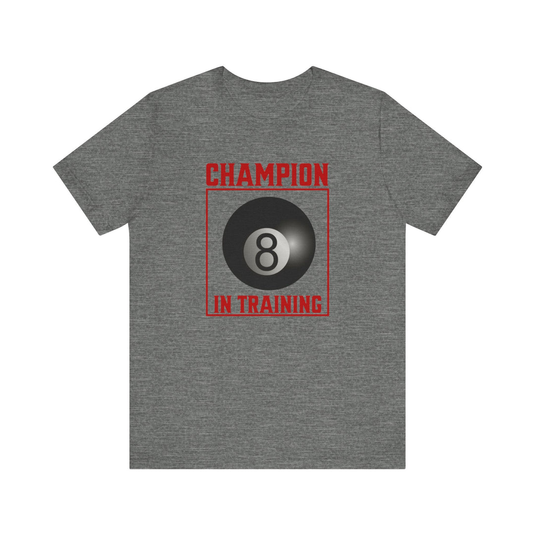 Champion in training - 8 Ball - Unisex Softstyle Tee - BFLY BILLIARDS