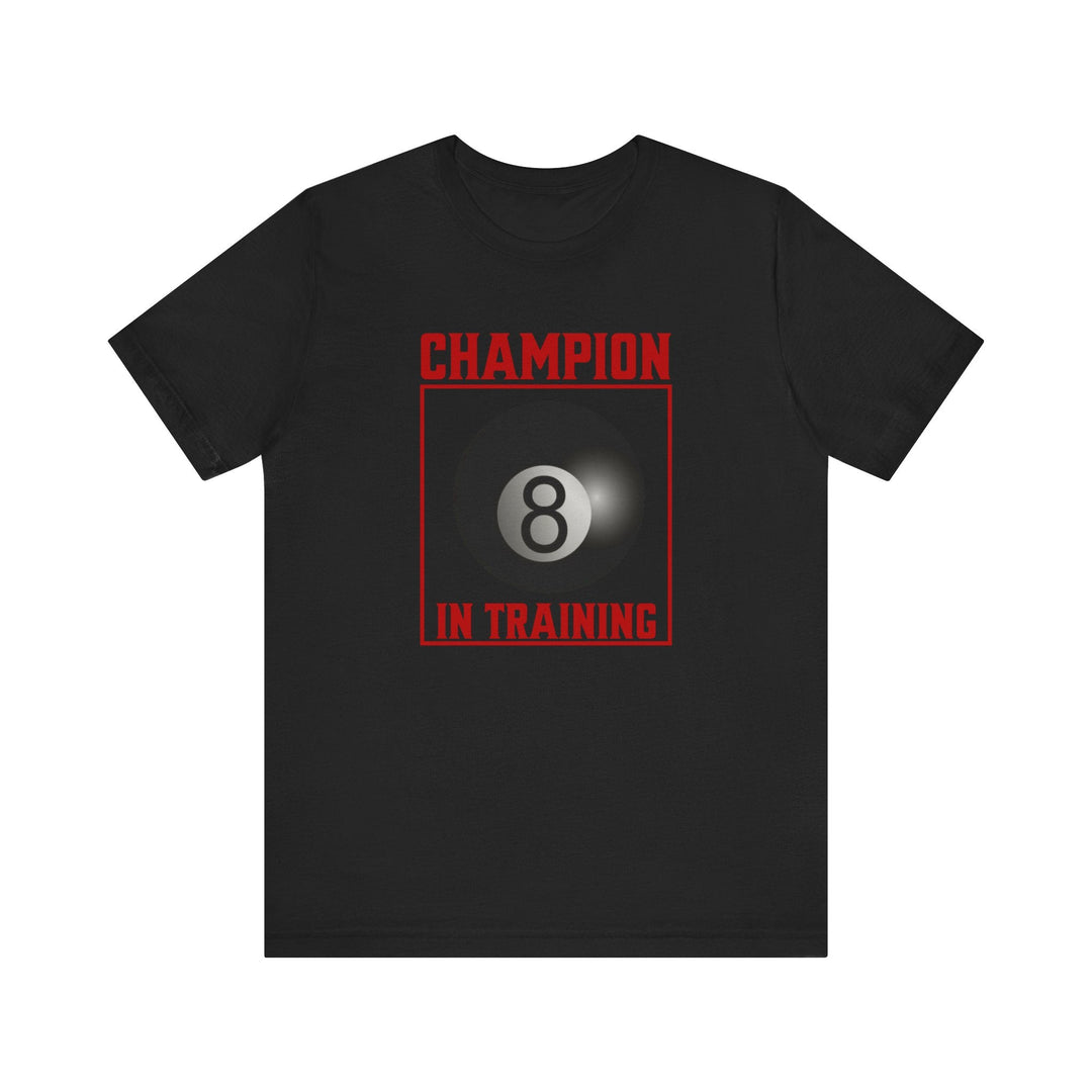Champion in training - 8 Ball - Unisex Softstyle Tee - BFLY BILLIARDS
