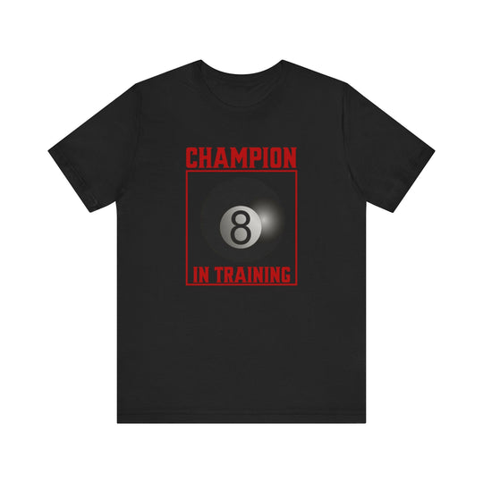 Champion in training - 8 Ball - Unisex Softstyle Tee - BFLY BILLIARDS