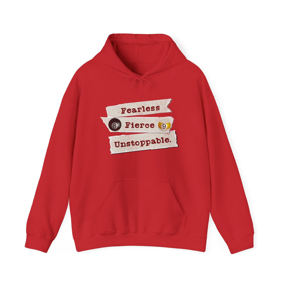 Fearless - Fierce - Unstoppable - Unisex Pullover Hoodie - BFLY BILLIARDS