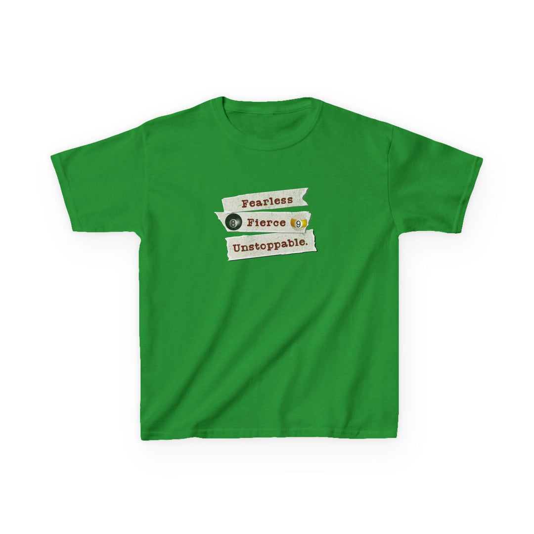Fearless - Fierce - Unstoppable - Youth Cotton Tee - BFLY BILLIARDS