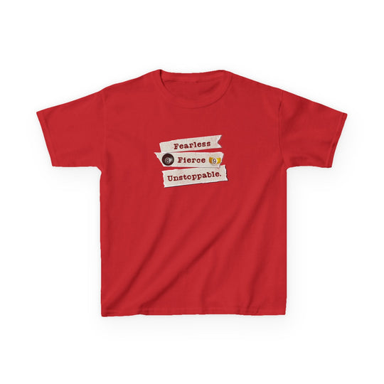 Fearless - Fierce - Unstoppable - Youth Cotton Tee - BFLY BILLIARDS