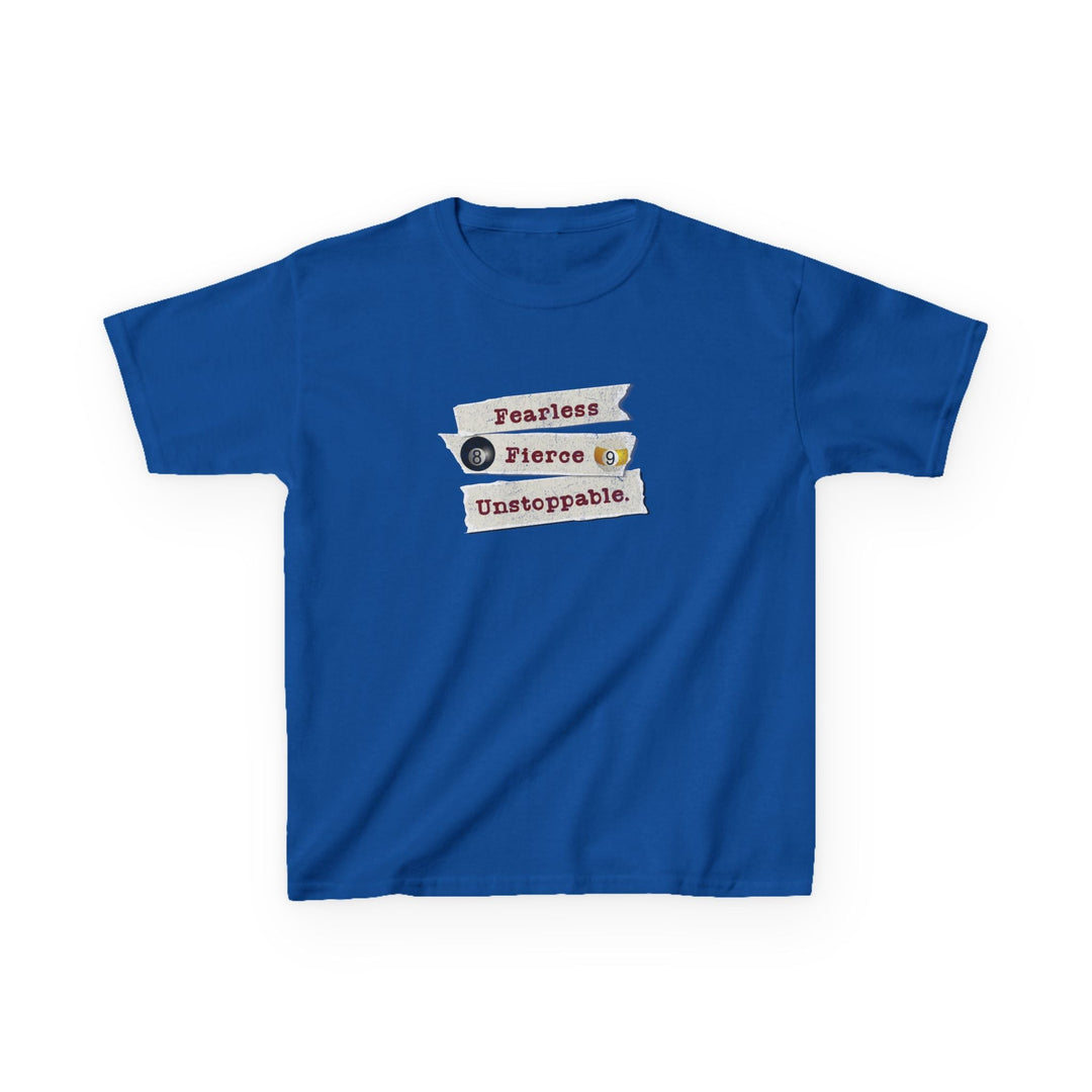 Fearless - Fierce - Unstoppable - Youth Cotton Tee - BFLY BILLIARDS