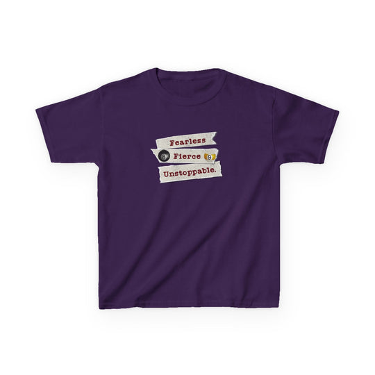Fearless - Fierce - Unstoppable - Youth Cotton Tee - BFLY BILLIARDS