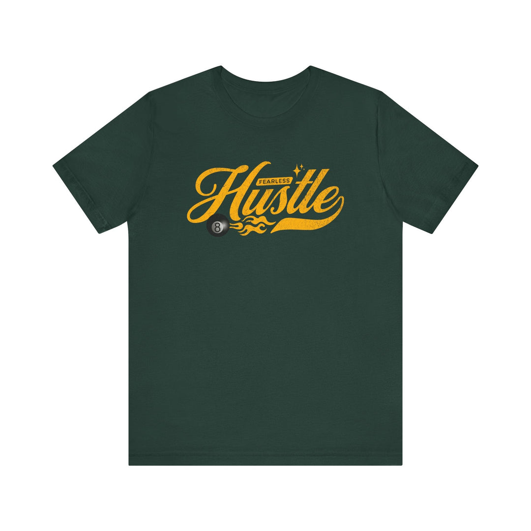 Fearless Hustle - 8 Ball - Unisex Softstyle Tee - BFLY BILLIARDS