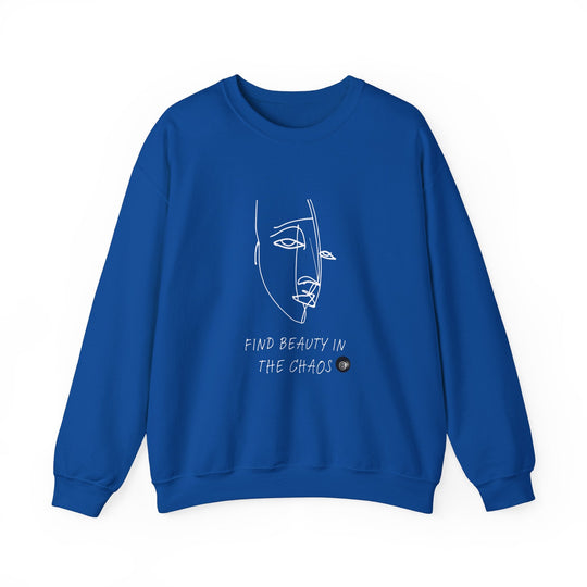 Find Beauty in the Chaos - 8 Ball - Unisex Crewneck Sweatshirt - BFLY BILLIARDS