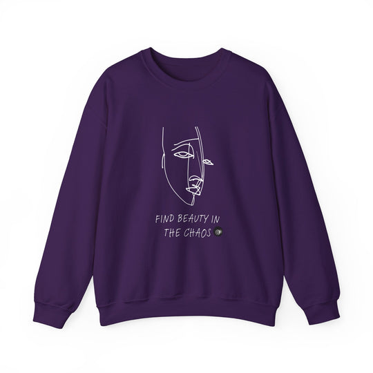 Find Beauty in the Chaos - 8 Ball - Unisex Crewneck Sweatshirt - BFLY BILLIARDS