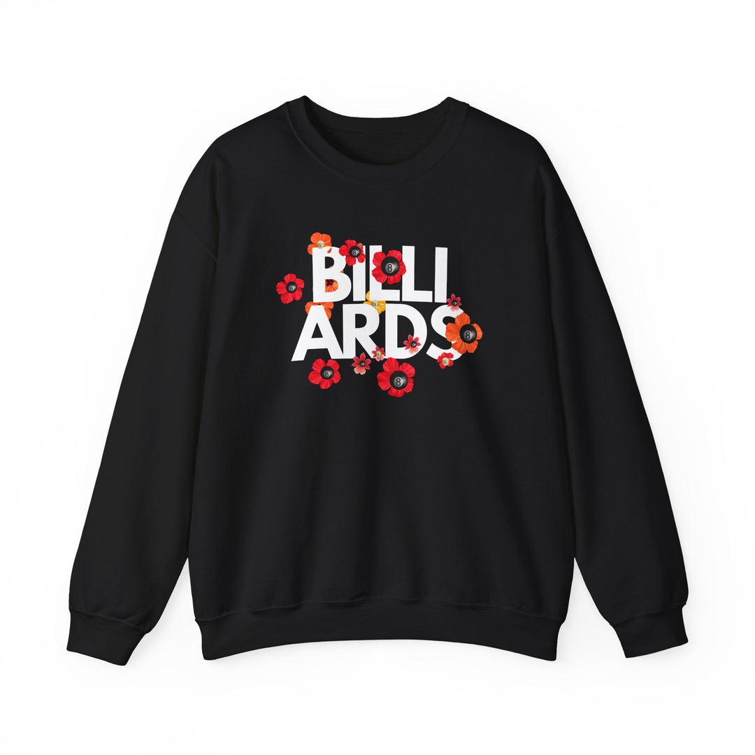 Flowers - 8 Ball Billiards - Unisex Crewneck Sweatshirt - BFLY BILLIARDS
