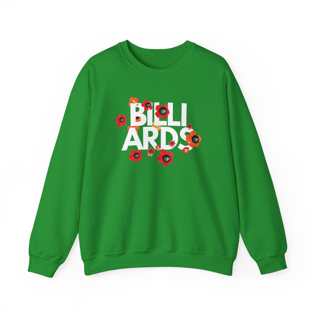 Flowers - 8 Ball Billiards - Unisex Crewneck Sweatshirt - BFLY BILLIARDS