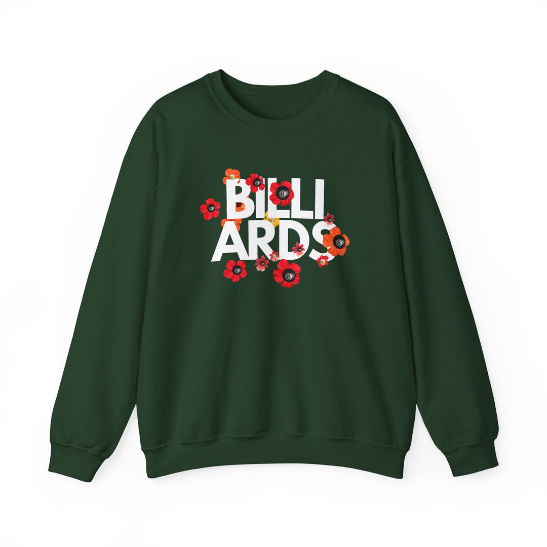 Flowers - 8 Ball Billiards - Unisex Crewneck Sweatshirt - BFLY BILLIARDS