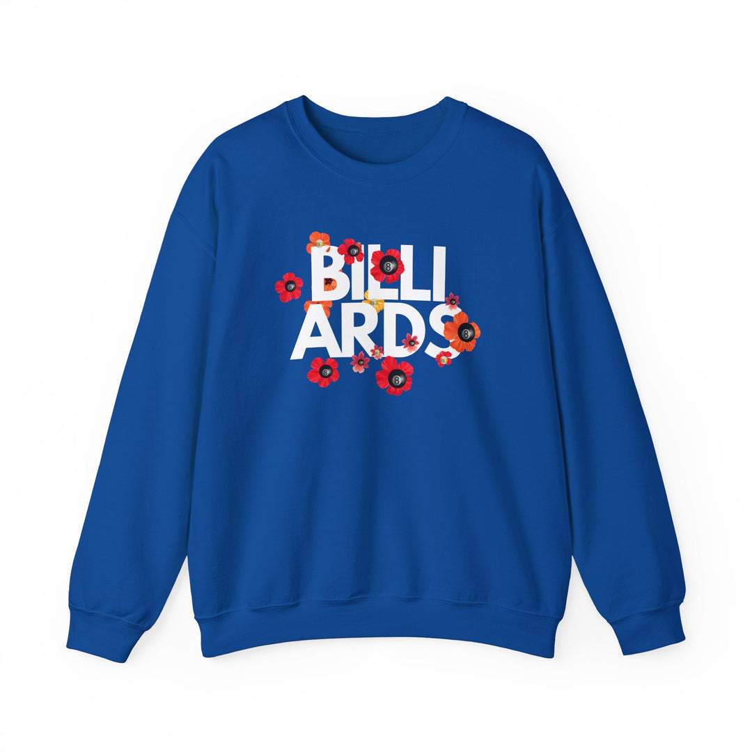 Flowers - 8 Ball Billiards - Unisex Crewneck Sweatshirt - BFLY BILLIARDS