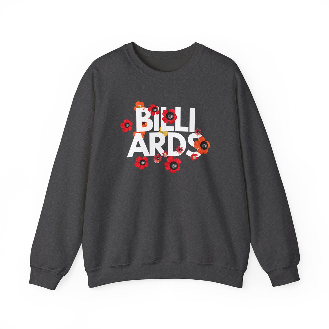 Flowers - 8 Ball Billiards - Unisex Crewneck Sweatshirt - BFLY BILLIARDS