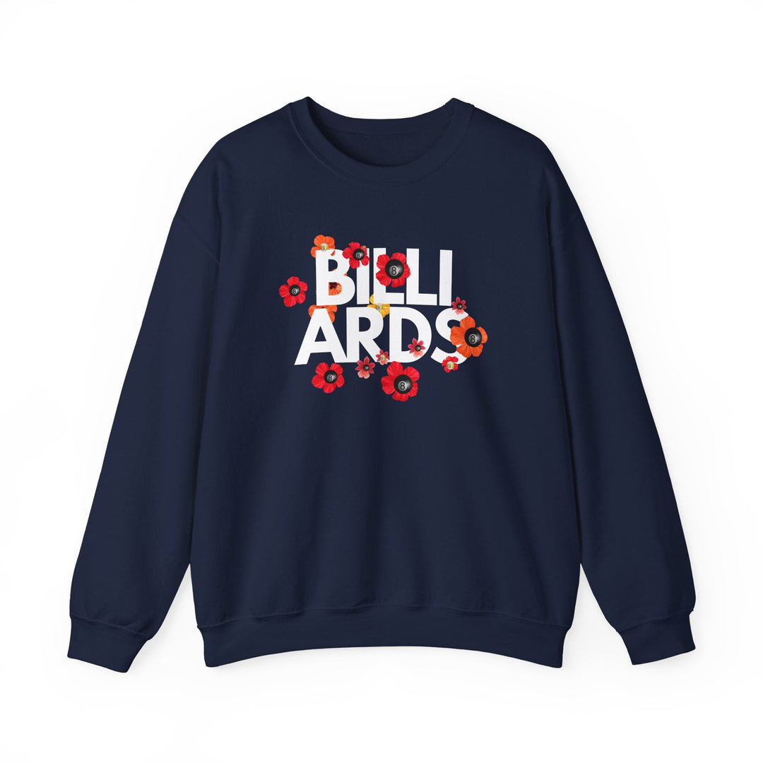 Flowers - 8 Ball Billiards - Unisex Crewneck Sweatshirt - BFLY BILLIARDS