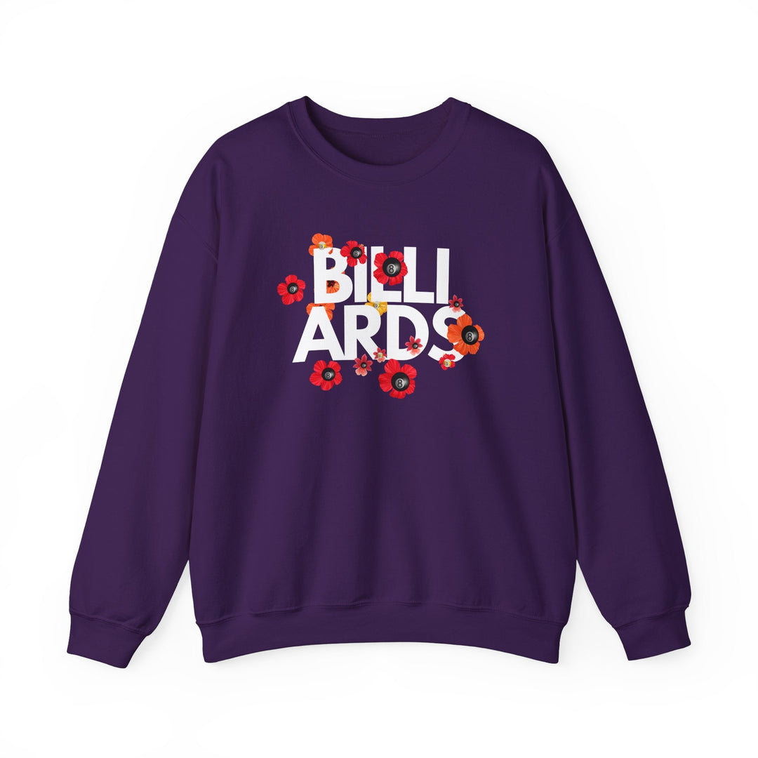 Flowers - 8 Ball Billiards - Unisex Crewneck Sweatshirt - BFLY BILLIARDS