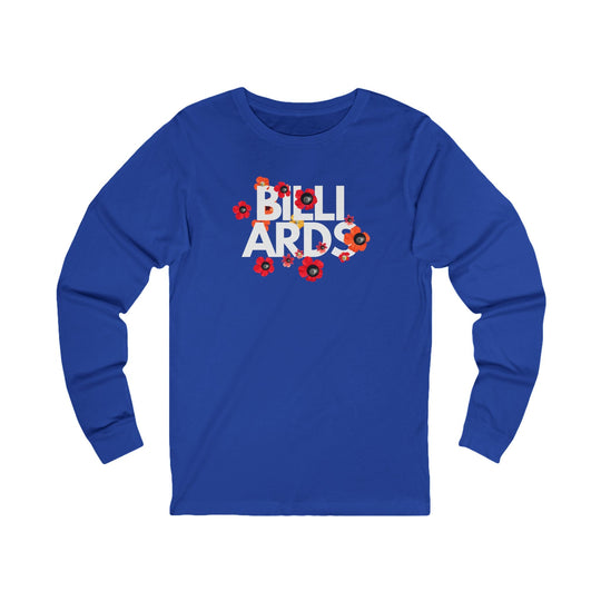 Flowers - 8 Ball Billiards - Unisex Long Sleeve Tee - BFLY BILLIARDS