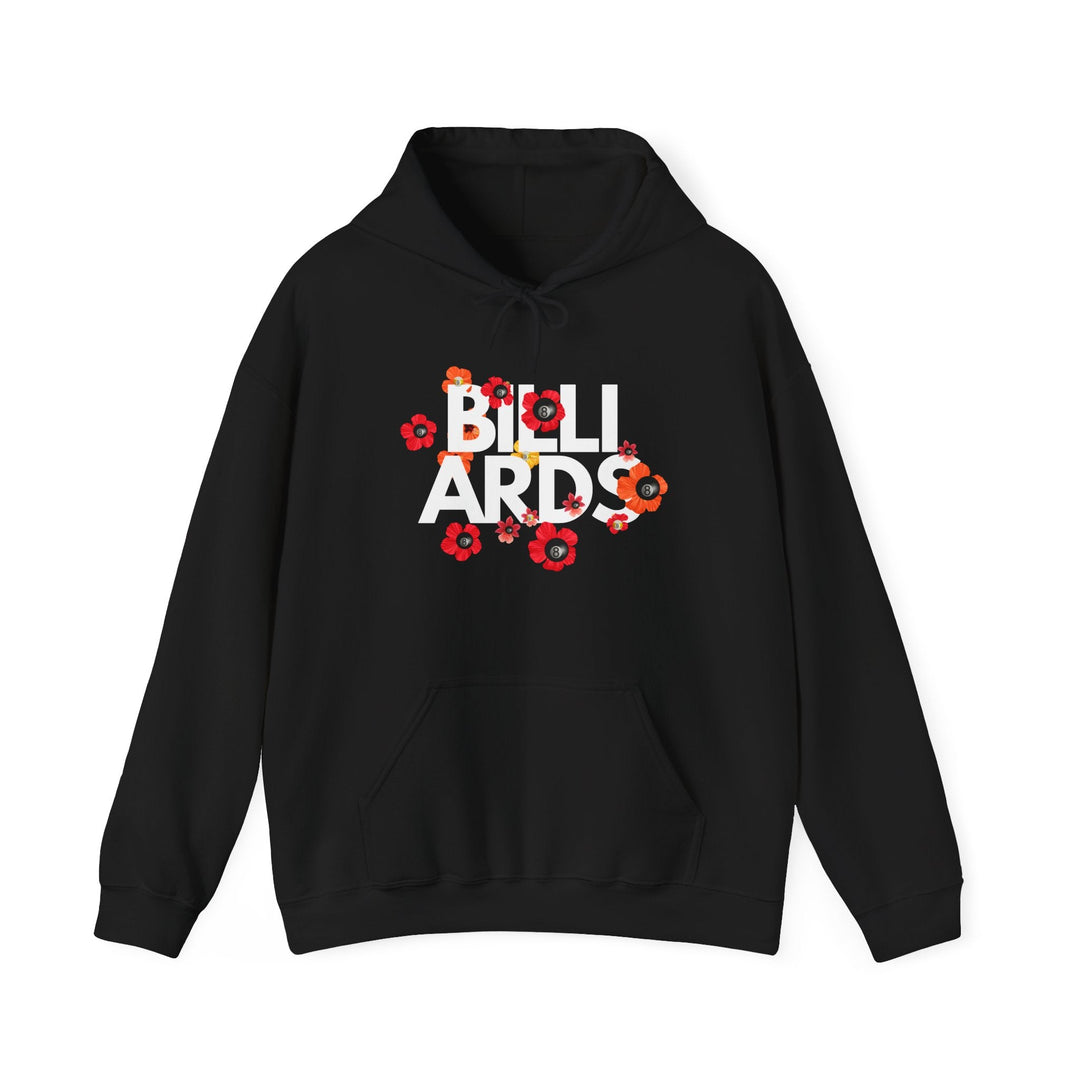 Flowers - 8 Ball Billiards - Unisex Pullover Hoodie - BFLY BILLIARDS