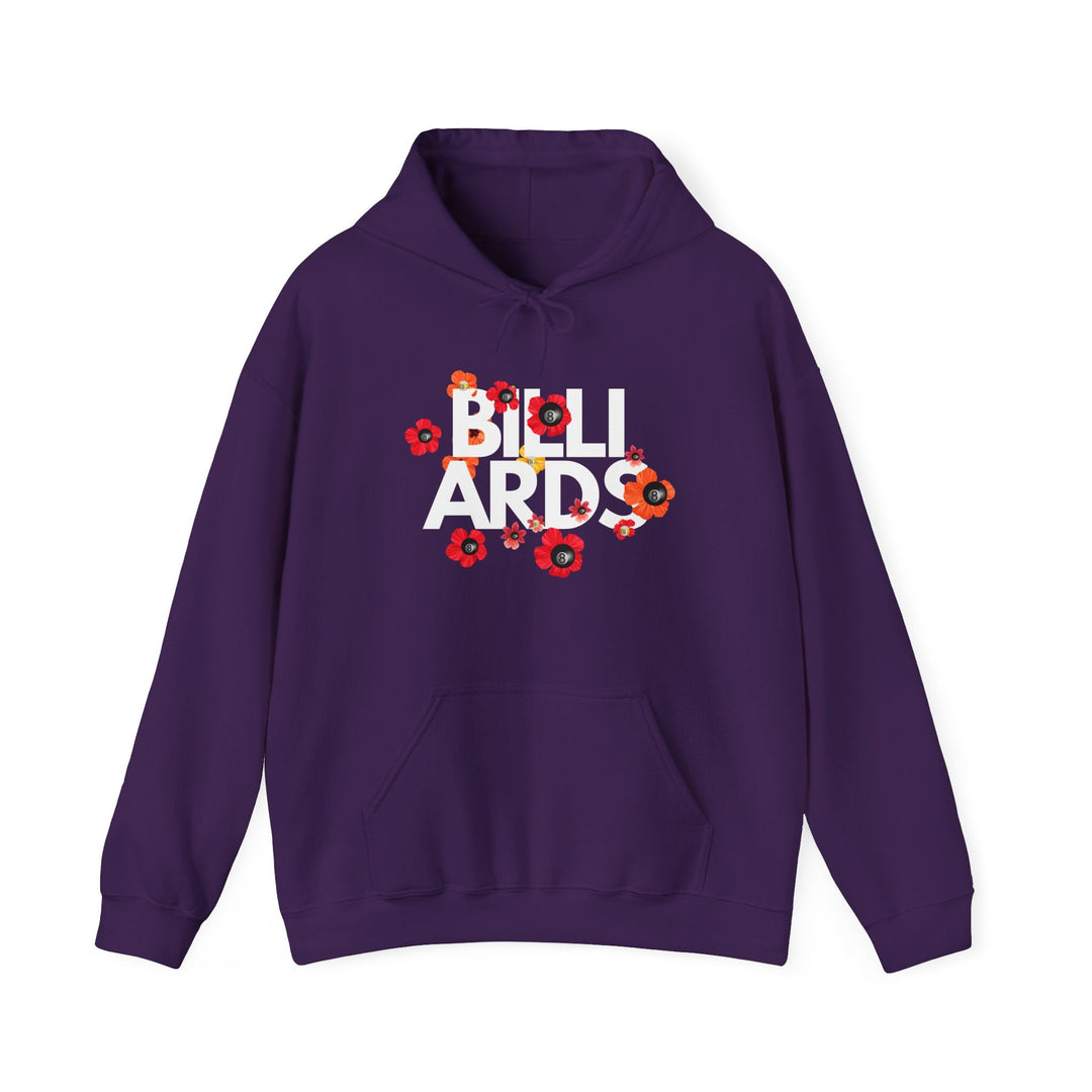Flowers - 8 Ball Billiards - Unisex Pullover Hoodie - BFLY BILLIARDS
