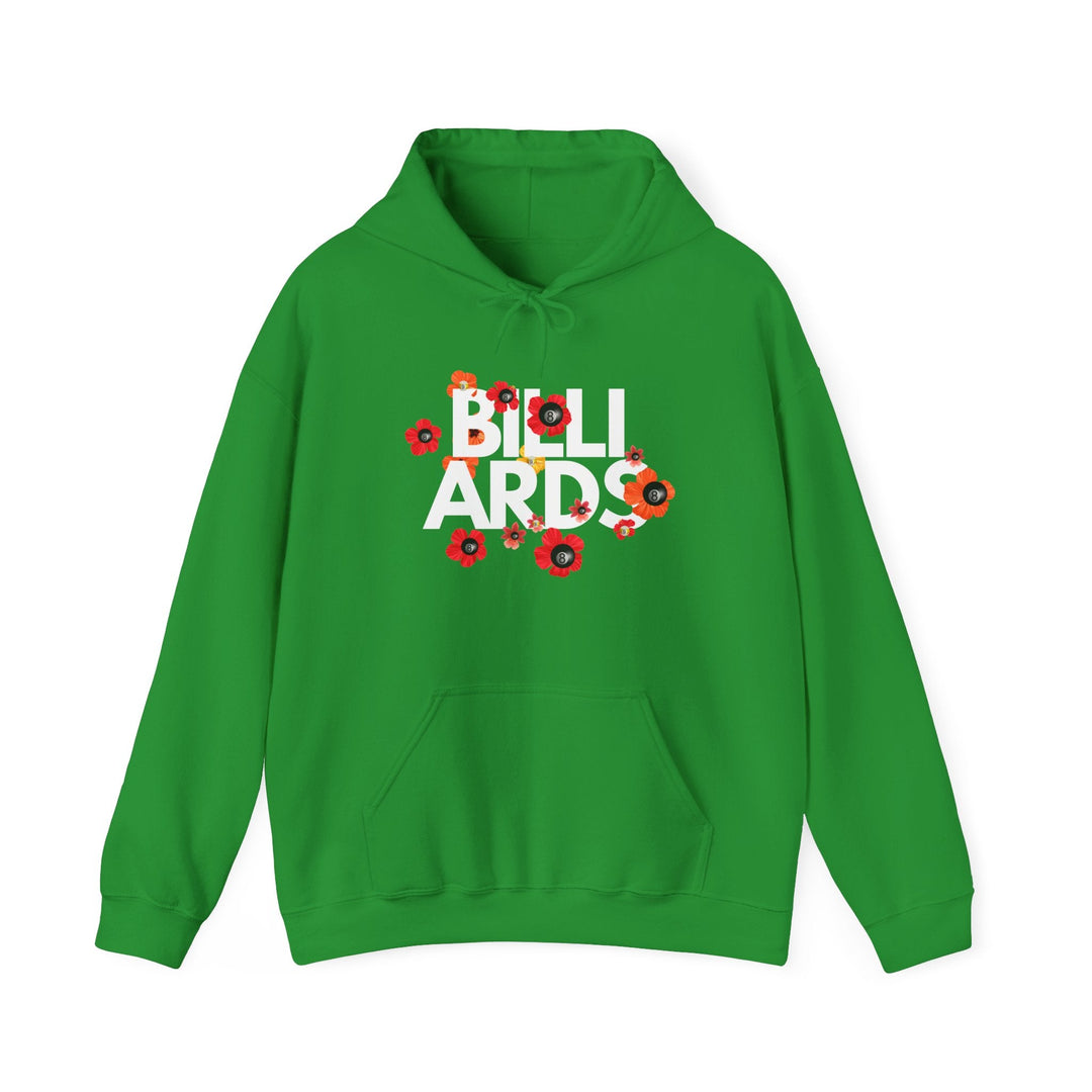 Flowers - 8 Ball Billiards - Unisex Pullover Hoodie - BFLY BILLIARDS