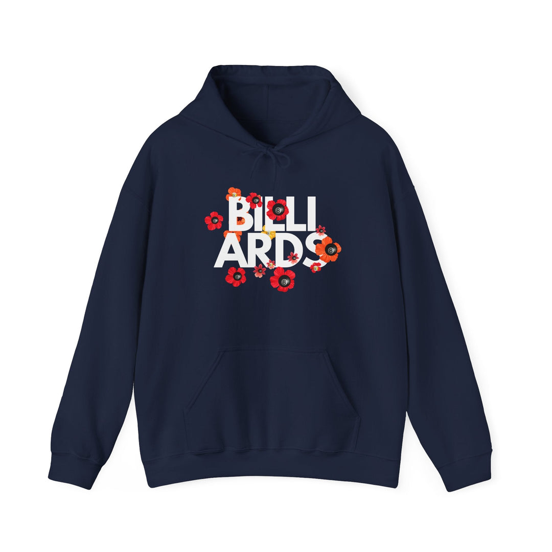 Flowers - 8 Ball Billiards - Unisex Pullover Hoodie - BFLY BILLIARDS