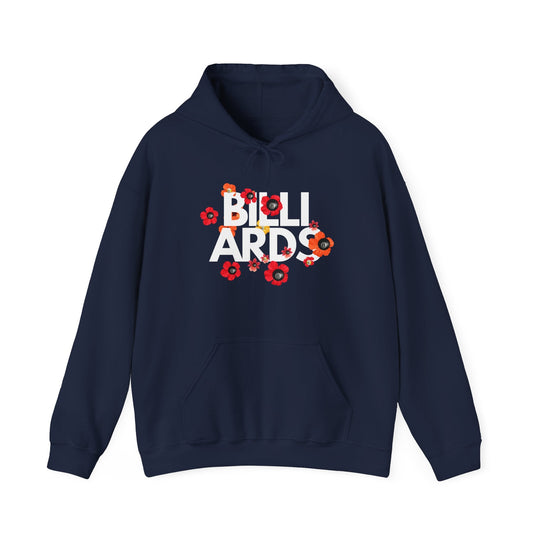Flowers - 8 Ball Billiards - Unisex Pullover Hoodie - BFLY BILLIARDS