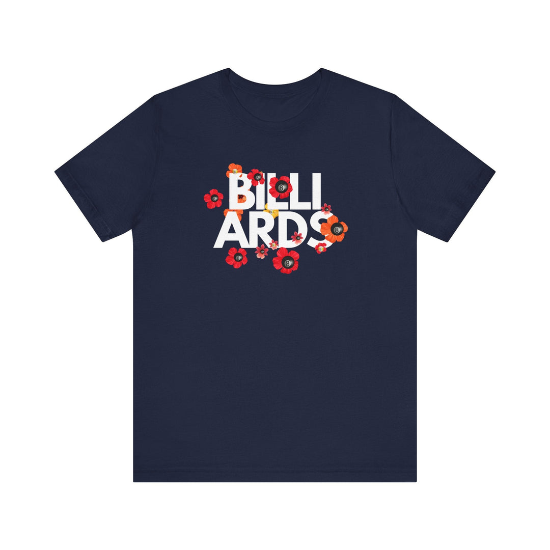 Flowers - 8 Ball Billiards - Unisex Softstyle Tee - BFLY BILLIARDS