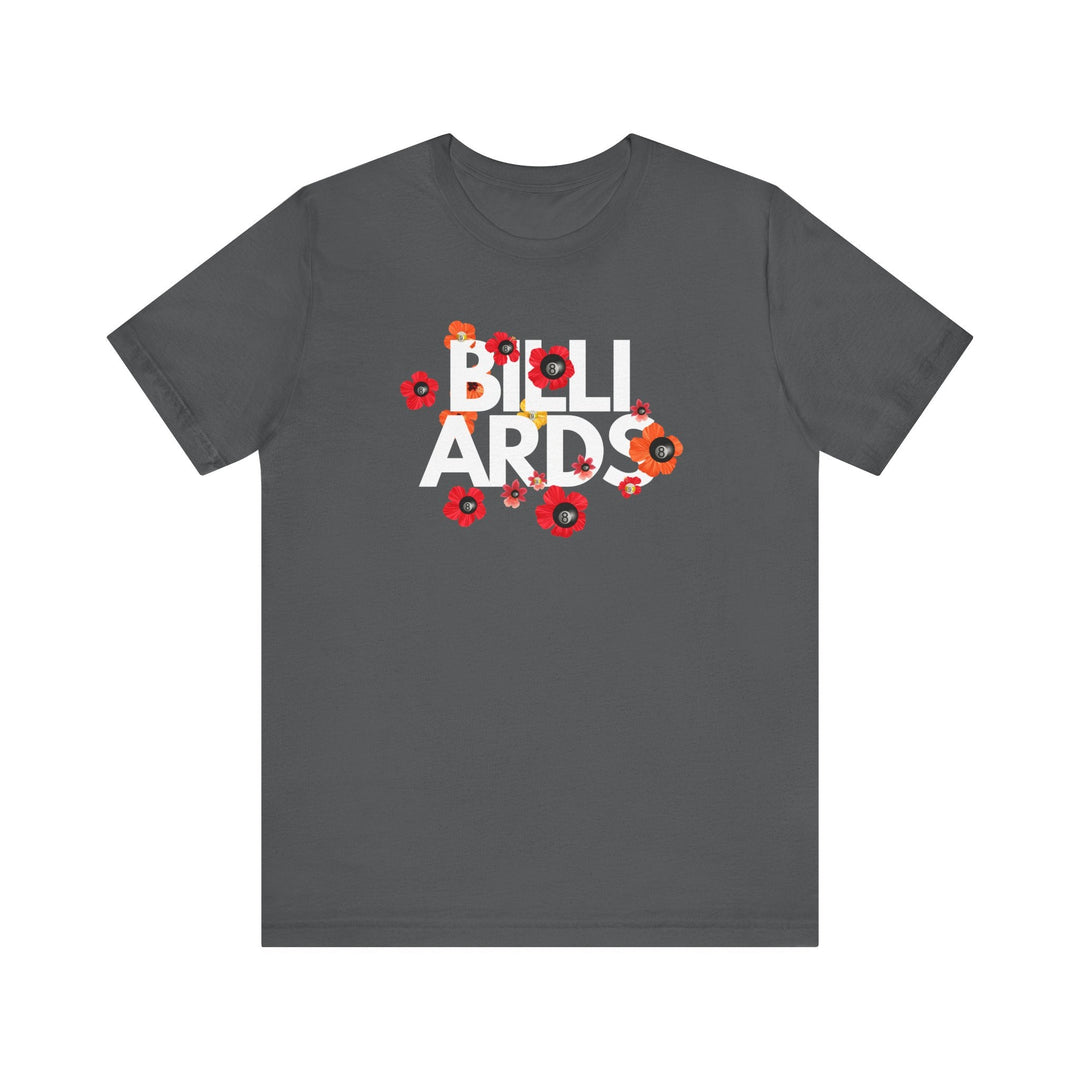 Flowers - 8 Ball Billiards - Unisex Softstyle Tee - BFLY BILLIARDS