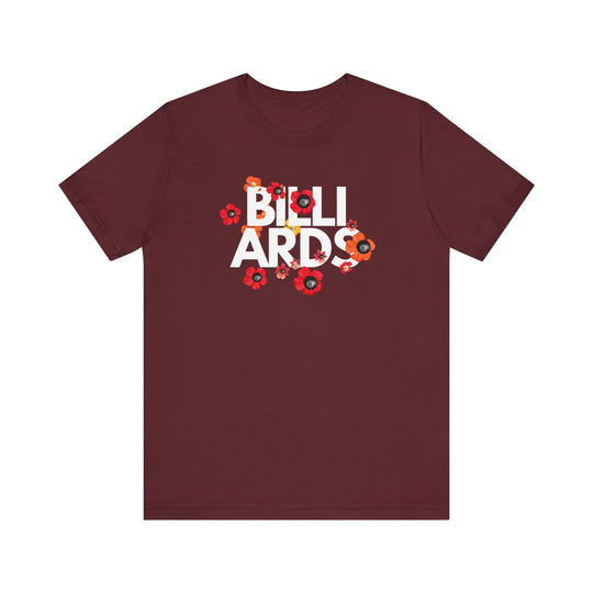 Flowers - 8 Ball Billiards - Unisex Softstyle Tee - BFLY BILLIARDS