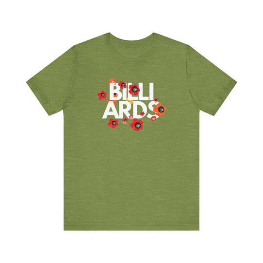 Flowers - 8 Ball Billiards - Unisex Softstyle Tee - BFLY BILLIARDS