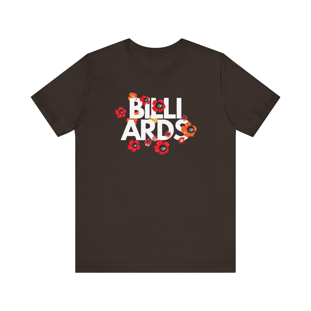 Flowers - 8 Ball Billiards - Unisex Softstyle Tee - BFLY BILLIARDS