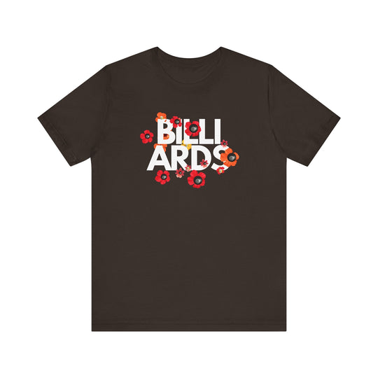 Flowers - 8 Ball Billiards - Unisex Softstyle Tee - BFLY BILLIARDS