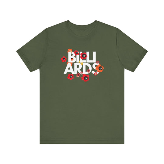 Flowers - 8 Ball Billiards - Unisex Softstyle Tee - BFLY BILLIARDS