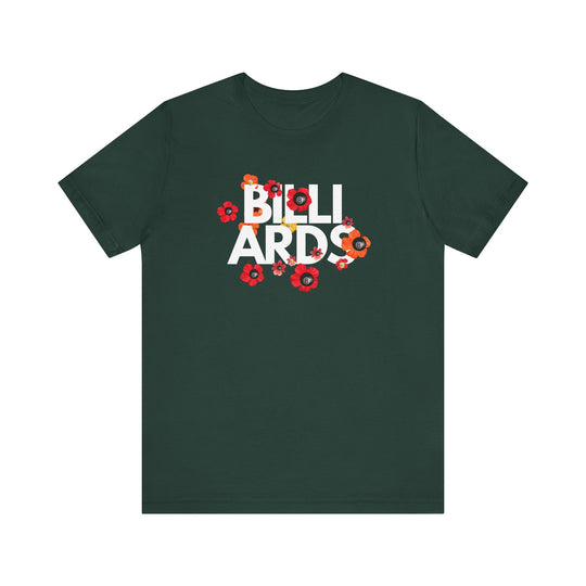 Flowers - 8 Ball Billiards - Unisex Softstyle Tee - BFLY BILLIARDS