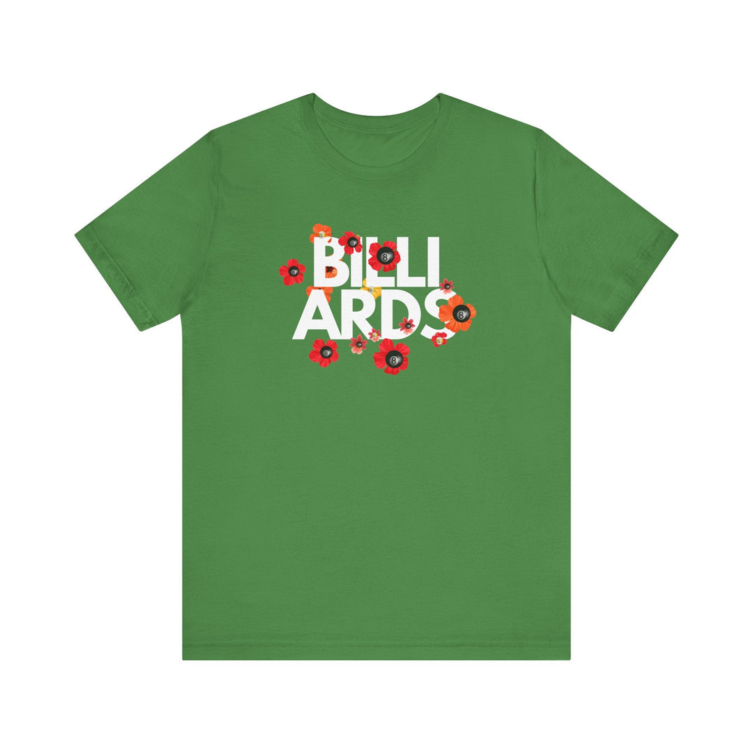 Flowers - 8 Ball Billiards - Unisex Softstyle Tee - BFLY BILLIARDS