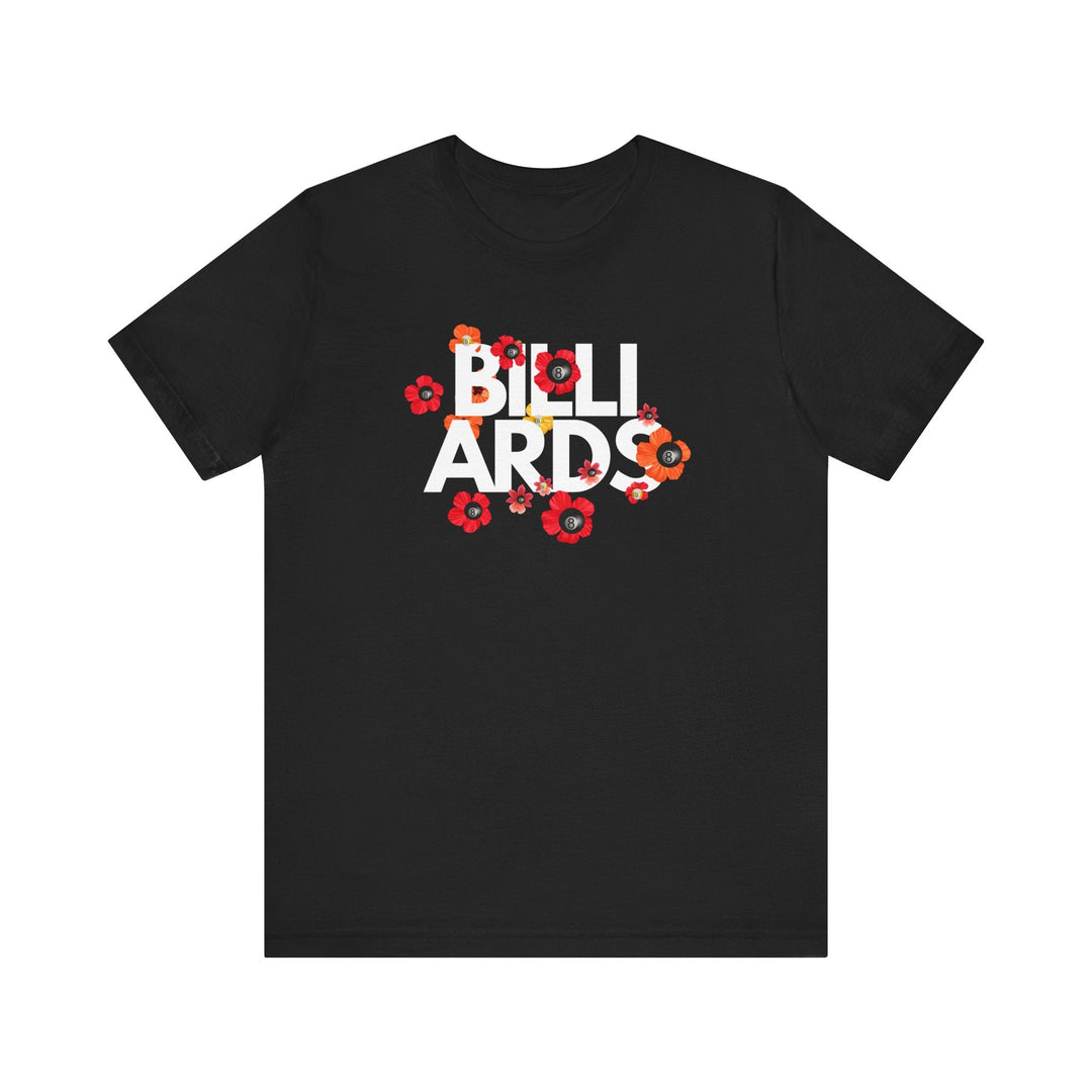 Flowers - 8 Ball Billiards - Unisex Softstyle Tee - BFLY BILLIARDS