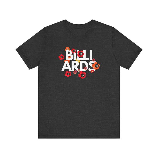 Flowers - 8 Ball Billiards - Unisex Softstyle Tee - BFLY BILLIARDS