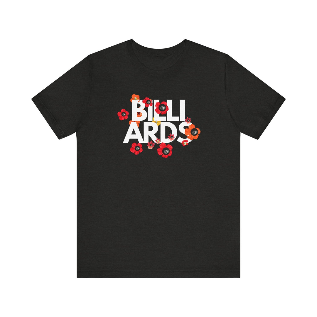 Flowers - 8 Ball Billiards - Unisex Softstyle Tee - BFLY BILLIARDS
