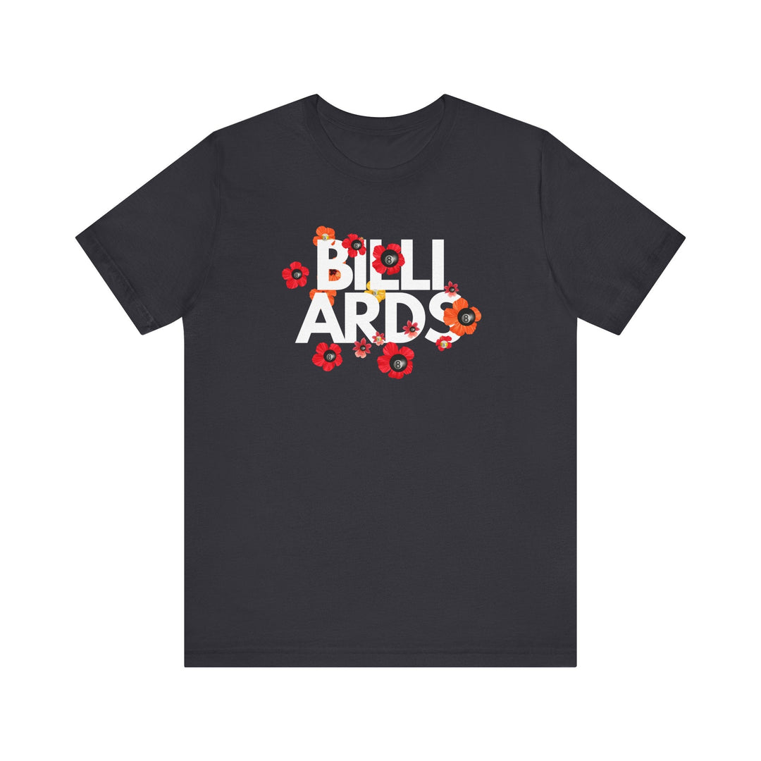 Flowers - 8 Ball Billiards - Unisex Softstyle Tee - BFLY BILLIARDS