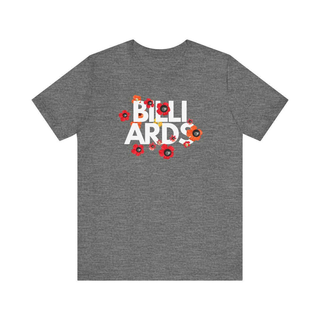 Flowers - 8 Ball Billiards - Unisex Softstyle Tee - BFLY BILLIARDS