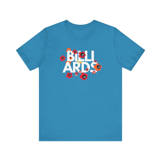 Flowers - 8 Ball Billiards - Unisex Softstyle Tee - BFLY BILLIARDS