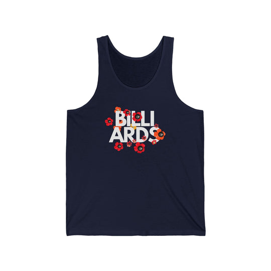 Flowers - 8 Ball Billiards - Unisex Tank Top - BFLY BILLIARDS